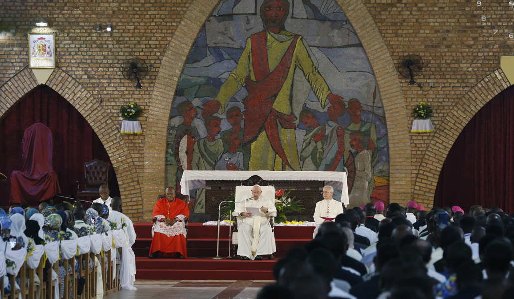 Papa religiosos Congo