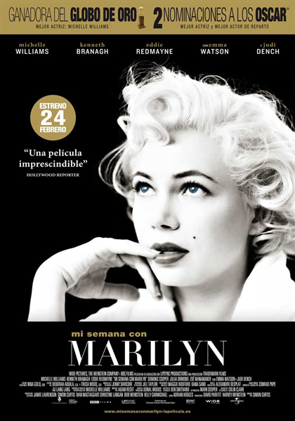 Cartel de 'Mi semana con Marilyn'