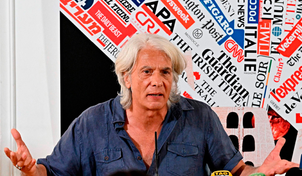 Pietro Orlandi, hermano de Emanuela Orlandi, el 11 de julio de 2023