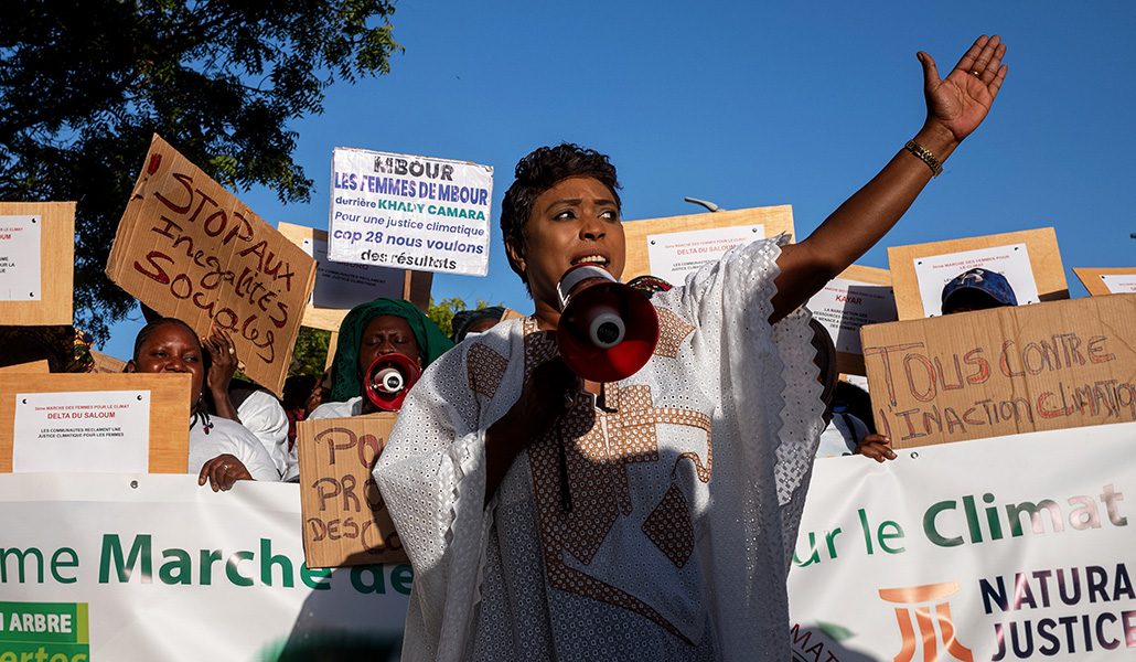 Marcha de Mujeres por el Clima en Dakar (Senegal) el 25 de noviembre: «En la COP28 queremos resultados»