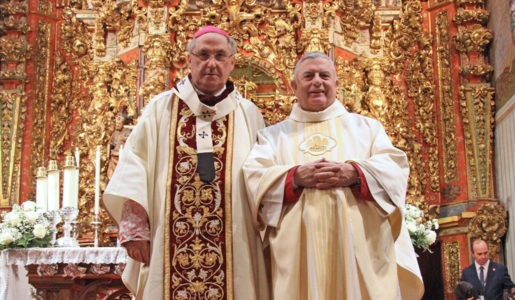 Con el actual arzobispo diocesano, Celso Morga
