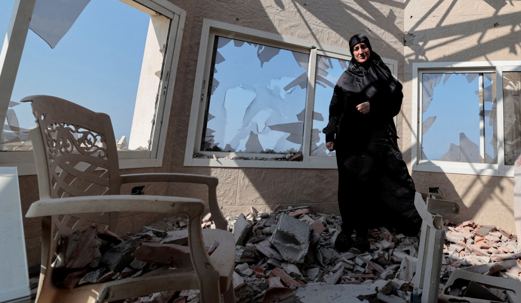 Casa destruida en el sur del Líbano
