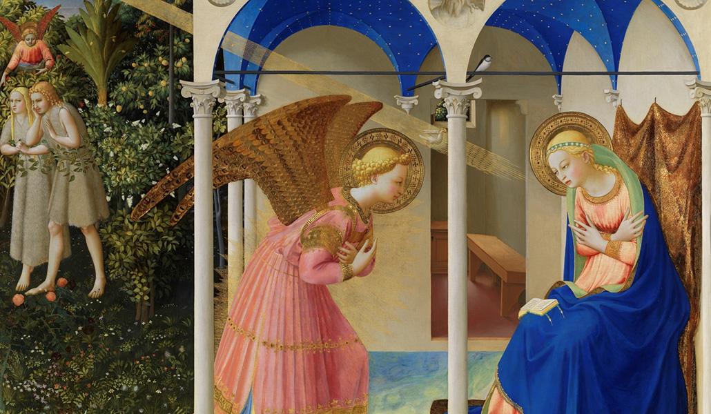 'La Anunciación' de Fra Angélico. Museo Nacional del Prado