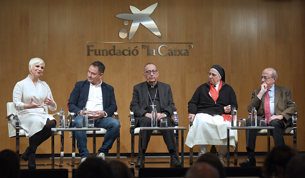 Presentación de la misa criolla benéfica 'Unidos por la paz’, en CaixaForum Macaya,en Barcelona, el 11 de diciembre de 2023