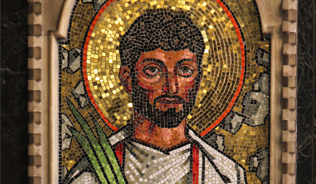 'San Esteban protomártir'. Mosaico en la catedral de Westminster, en Londres