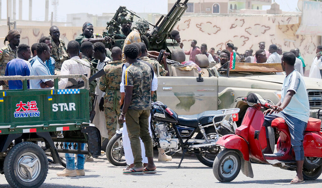 Militares en Jartum