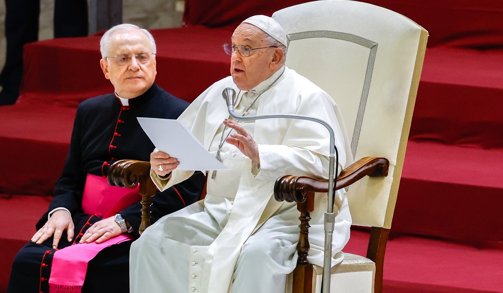 El Papa Francisco en la audiencia general del 13 de diciembre de 2023