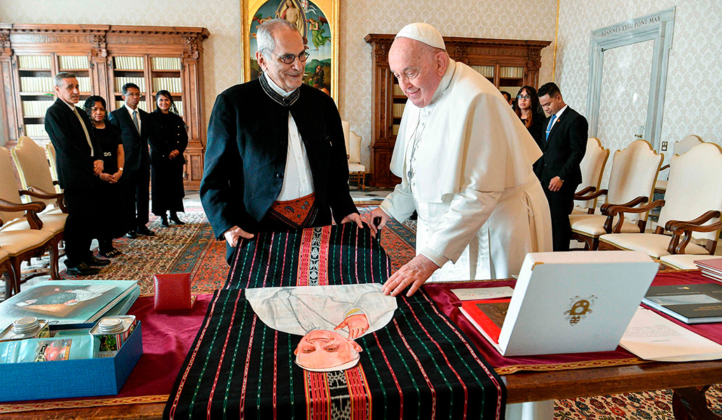 Encuentro con el Papa Francisco el pasado 22 de enero