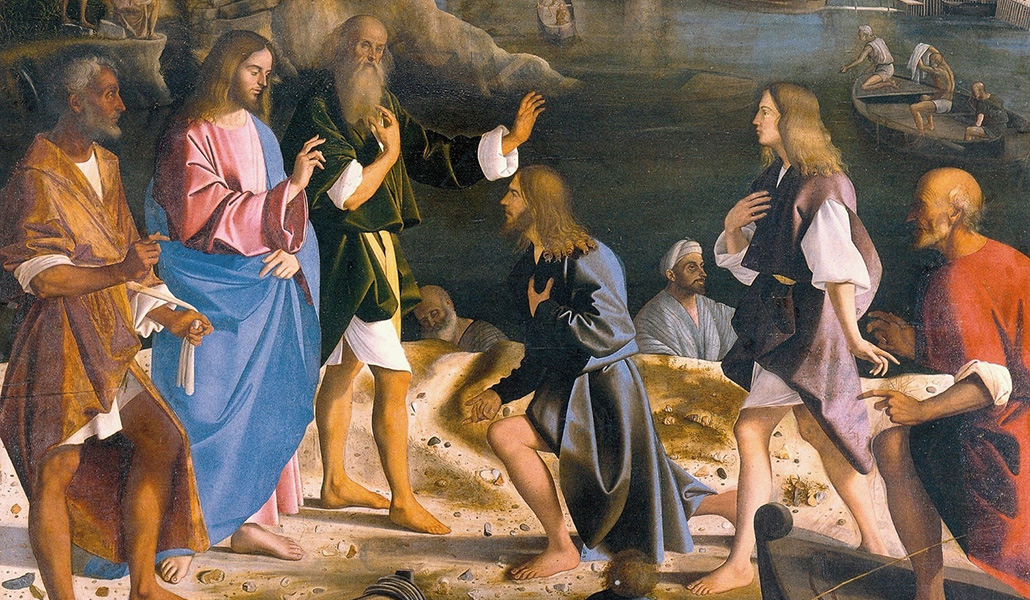 'Llamada de los hijos de Zebedeo' de Marco Basaiti. Gallerie dell'Accademia de Venecia (Italia)