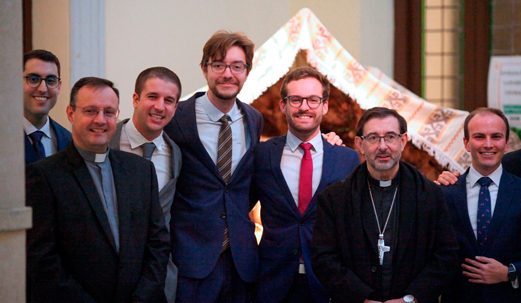 Algunos de los seminaristas de Madrid que viajarán a encontrarse con el Papa