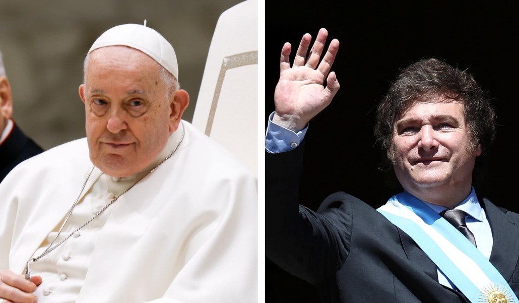 El Papa Francisco y Javier Milei
