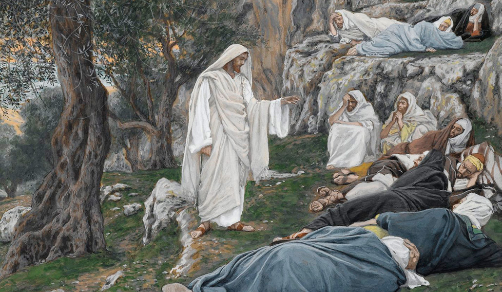 'Jesús ordena a los apóstoles que descansen'. James Tissot. Museo de Brooklyn, Nueva York, Estados Unidos.