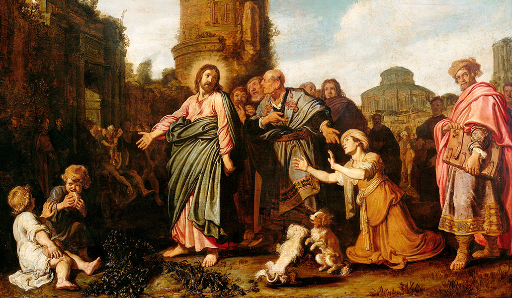 'Cristo y la mujer de Canaán', Pieter Lastman. Rijksmuseum, Amsterdam, Holanda