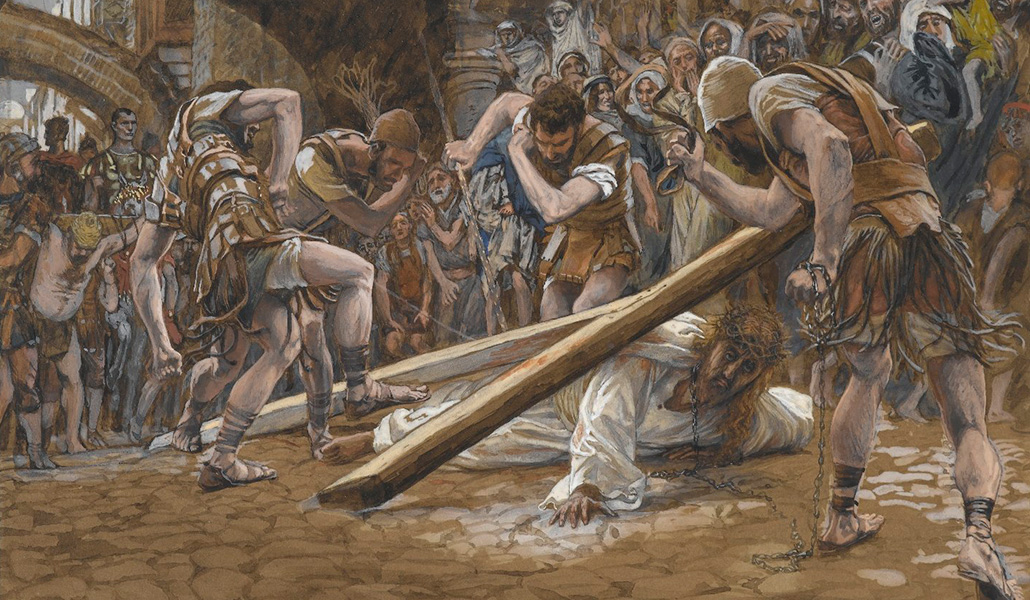 'Jesús cae bajo la cruz'. James Tissot. Museo de Brooklyn, Nueva York (Estados Unidos)
