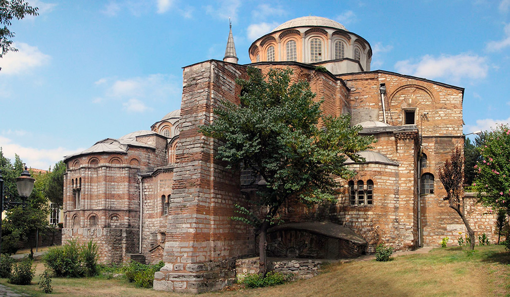 Exterior del templo de San Salvador, en Cora (Estambul, Turquía)