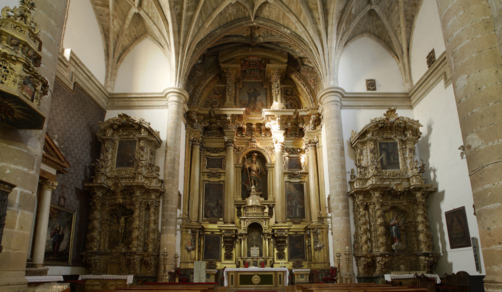 Interior de la actual iglesia de San Miguel