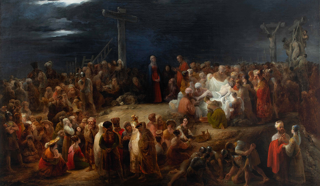'Descendimiento de la cruz' de Domingos António de Sequeira