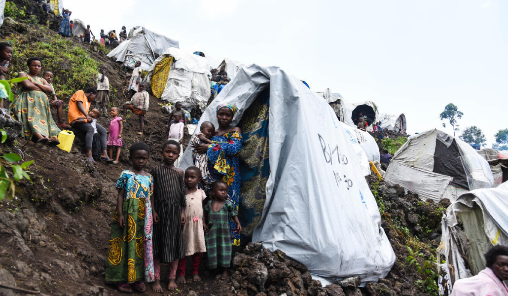 Congoleños desplazados en el este de la R. D. Congo
