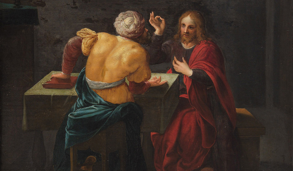 'Cristo y Nicodemo'. Frans Francken el Joven. Kunsthistorisches Museum, Viena (Austria).