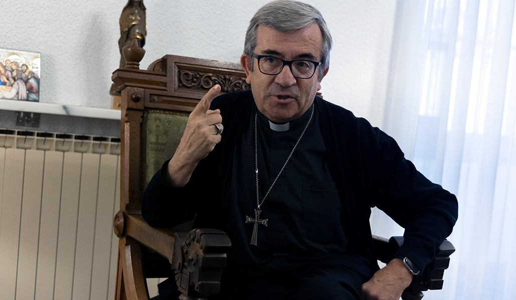 El presidente de los obispos españoles, Luis Argüello