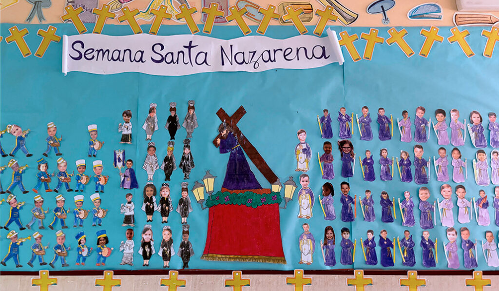 Póster elaborado por los niños del colegio Jesús Nazareno de Getafe (Madrid)