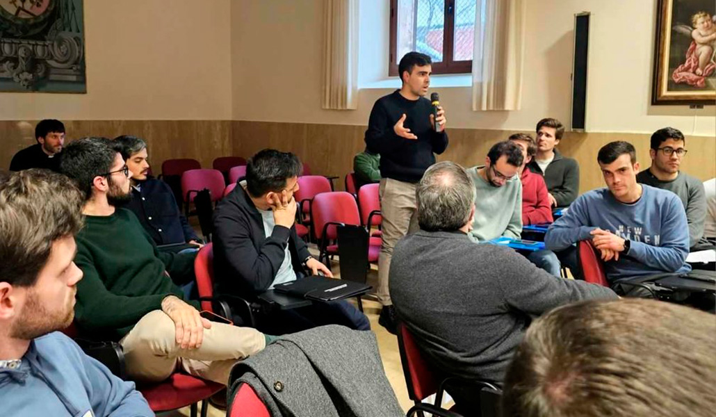 Un momento del encuentro de seminaristas de la Iglesia en Castilla y La Rioja el primer fin de semana de marzo
