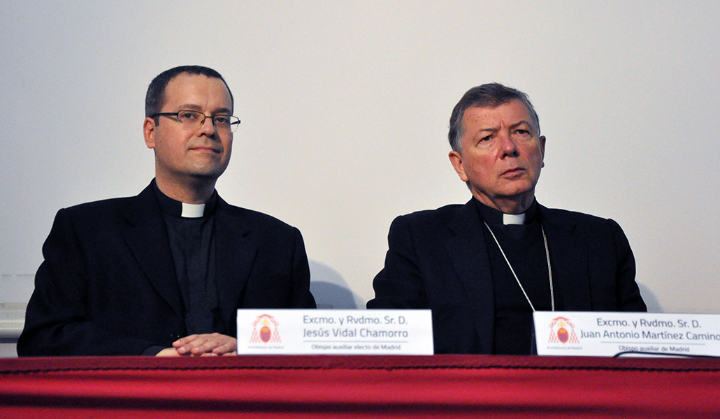 Los obispos auxiliares de Madrid, Jesús Vidal y Juan Antonio Martínez Camino