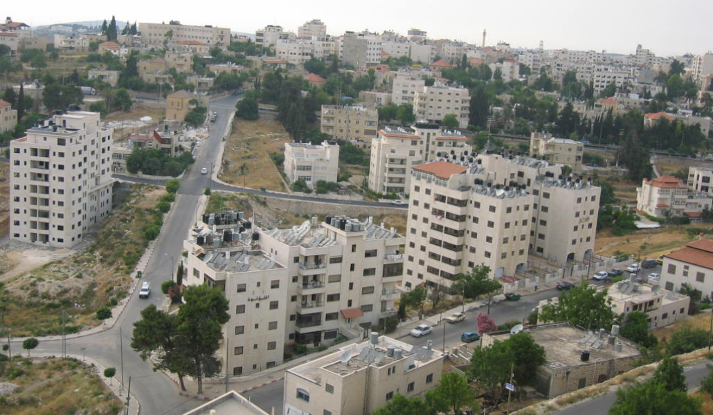 El barrio de Ramallah, en Cisjordania