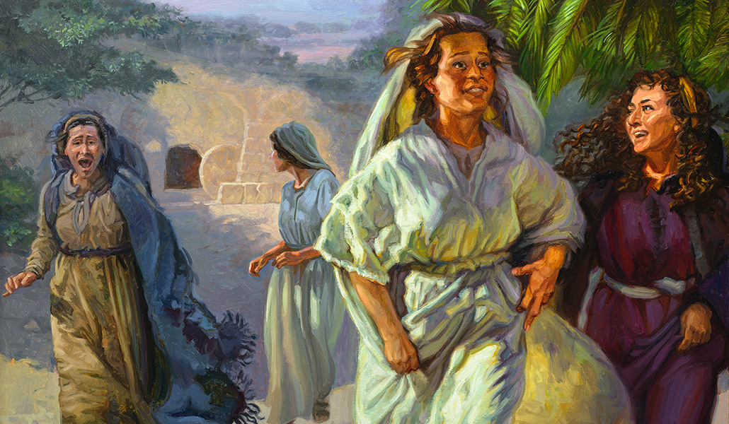 'Las mujeres vuelven del sepulcro, las tras la Resurrección de Jesús'. Jan van't Hoff