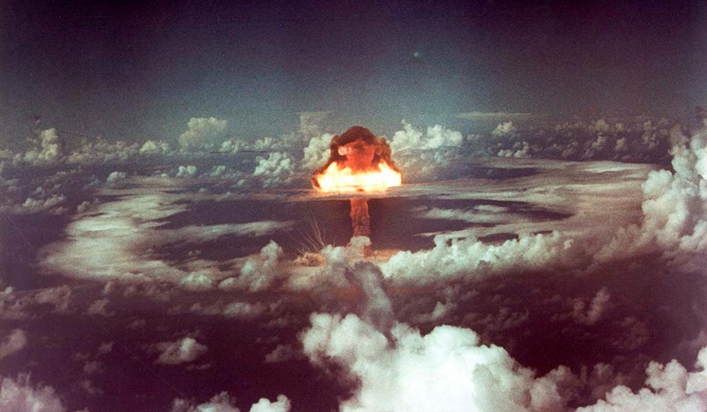 Explosión de la bomba atómica en la ciudad japonesa de Hirosima, el 6 de agosto de 1945
