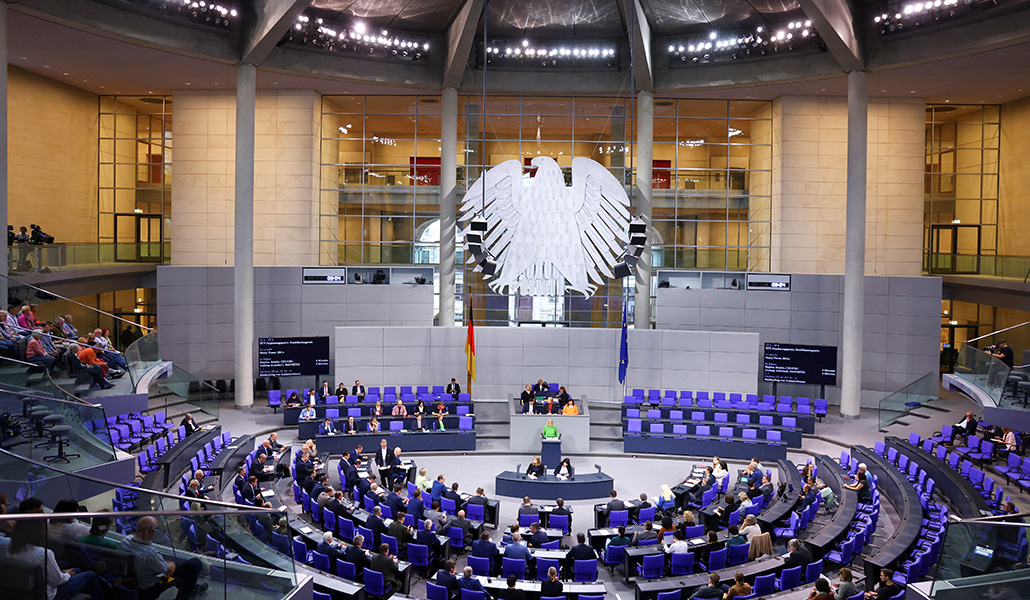 El Parlamento alemán tras la aprobación de la nueva ley