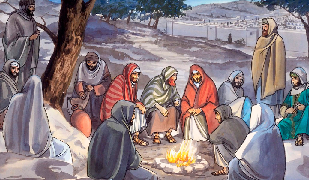 'Jesús con los apóstoles'. Obra de la artista Paula Nash Giltner