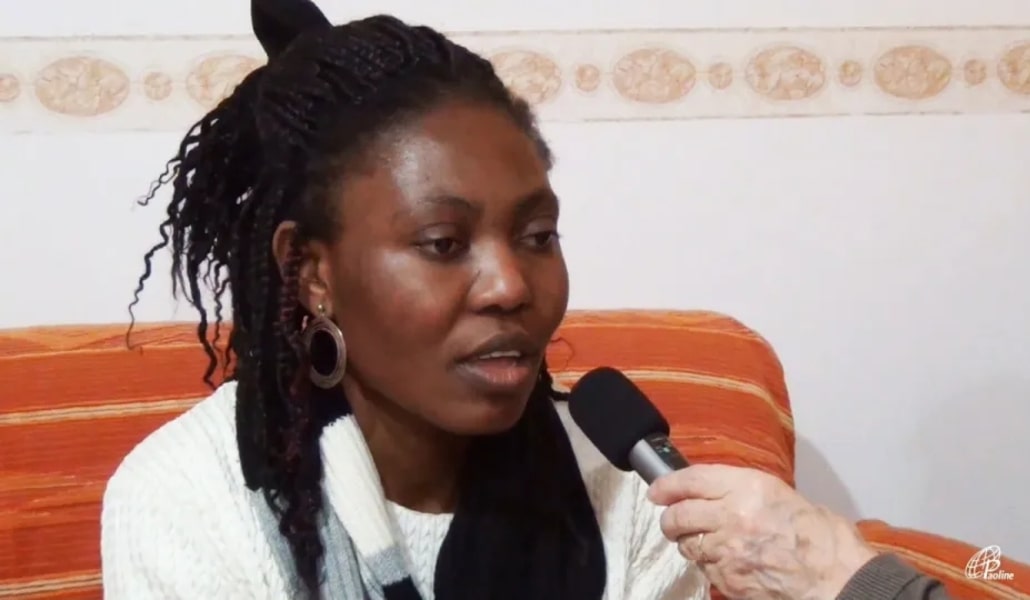 Blessing Okoeedion durante una entrevista. Foto: Paulinas.