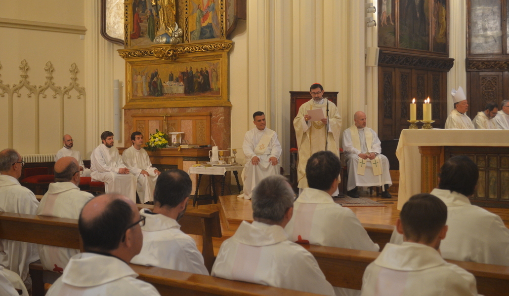 Cobo durante la homilía en la Misa de san Juan de Ávila. Foto: Infomadrid.