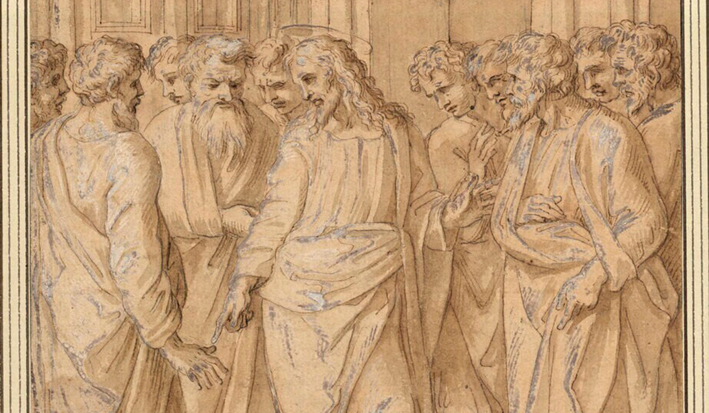 'Cristo y los apóstoles' de Nicolas Colombel