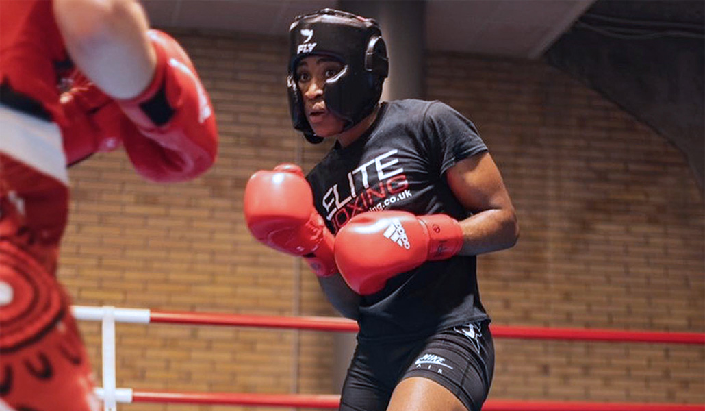 Ngamba empezó a boxear con 15 años y se ha clasificado para los Juegos Olímpicos de París