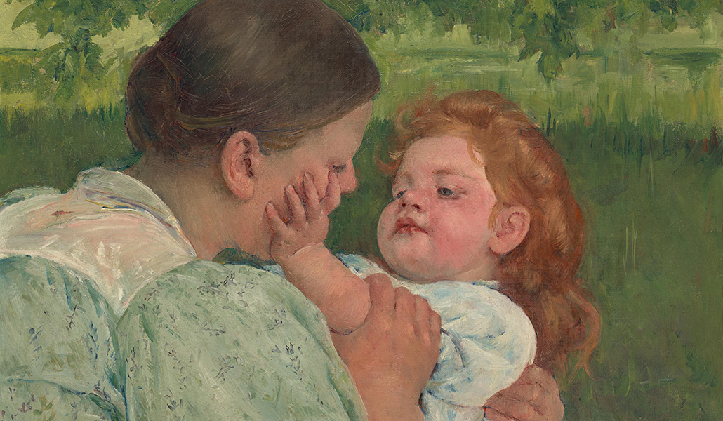 'Caricia materna'. Philadelphia Museum of Art; legado de Aaron E. Carpenter, 1970-75-2