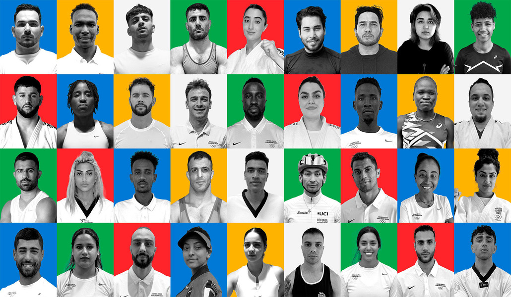 Los 36 refugiados que competirán en París