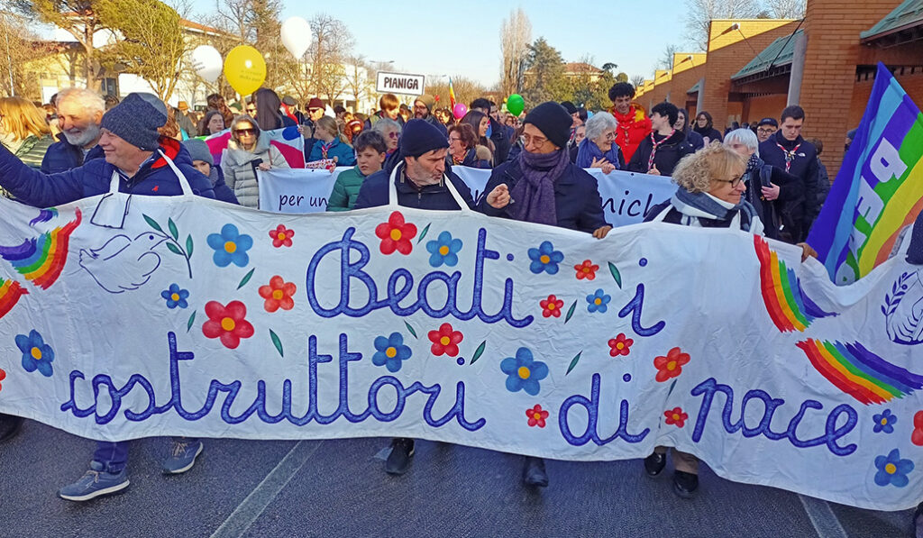 Marcha por la Paz interdiocesana en Padua en enero de 2024