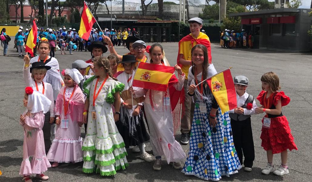 Representantes madrileños en la Jornada Mundial de los Niños