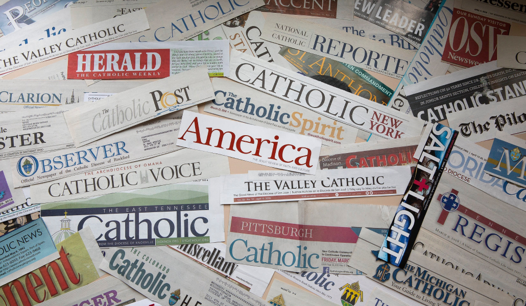Cabeceras de periódicos católicos