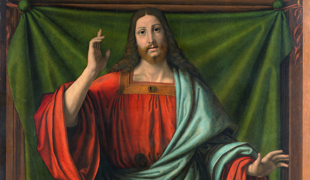 'Cristo bendiciendo'. Andrea Solario. Metropolitan Museum of Art de Nueva York
