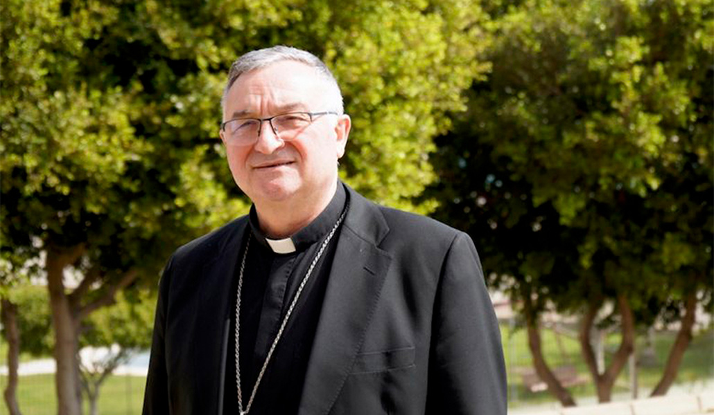 El obispo de Almería, Antonio Gómez Cantero