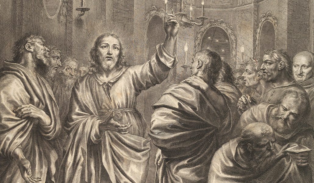 'Cristo y sus discípulos' de Grégoire Huret. Metropolitan Museum of Art, Nueva York.