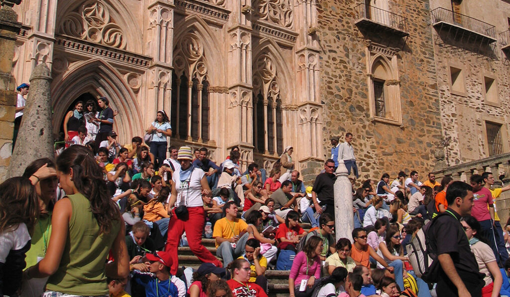 Peregrinos de toda España acuden al santuario