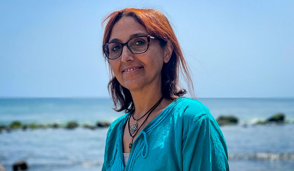 La defensora de derechos humanos española Helena Maleno en Dakar (Senegal)