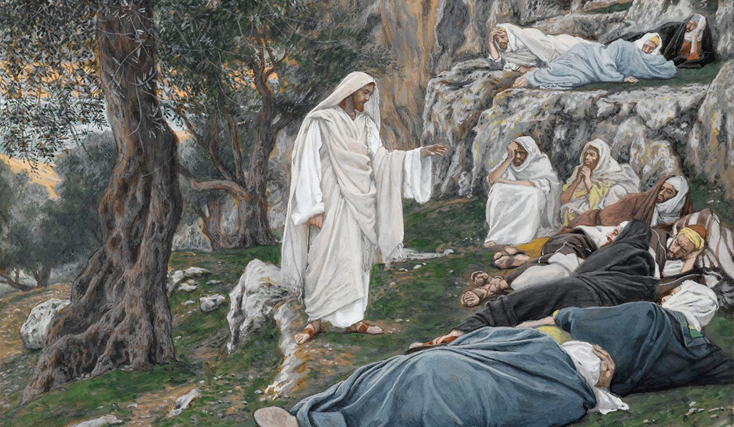'Jesús ordena a los apóstoles que descansen' de James Tissot. Museo de Brooklyn, Nueva York (EE. UU.)