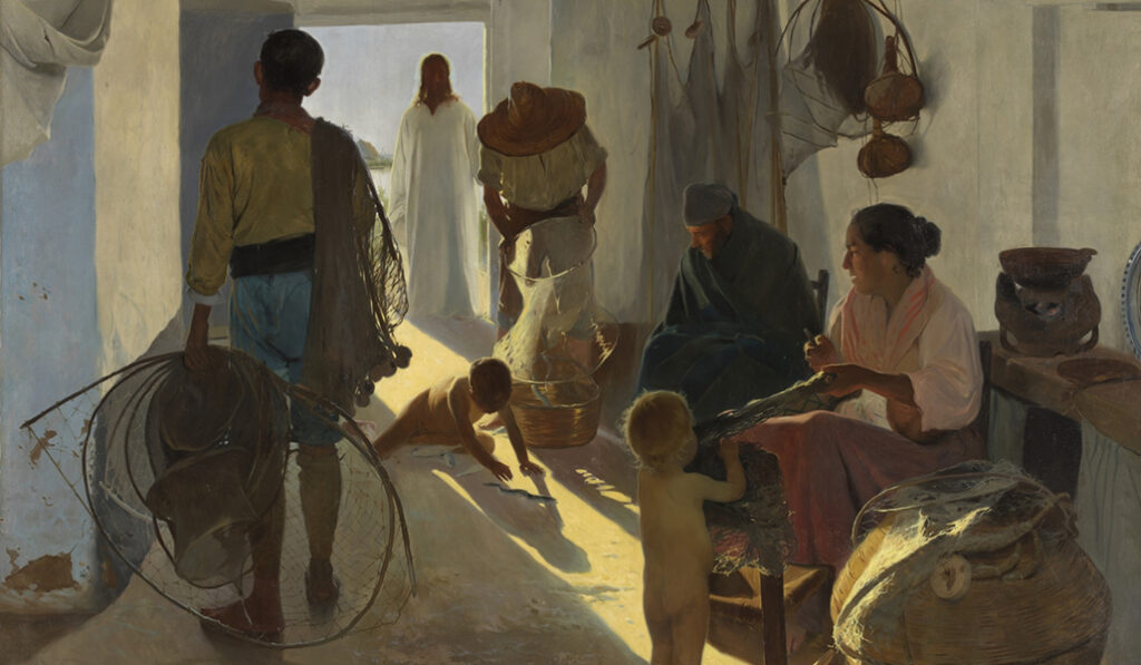 'Los amigos de Jesús'. Antonio Fillol Granell. 1900. Museo Nacional del Prado