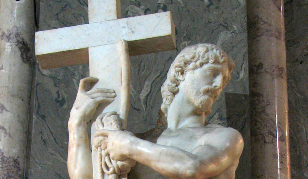 'Cristo Redentor' (detalle), de Miguel Ángel. Santa Maria sopra Minerva, Roma