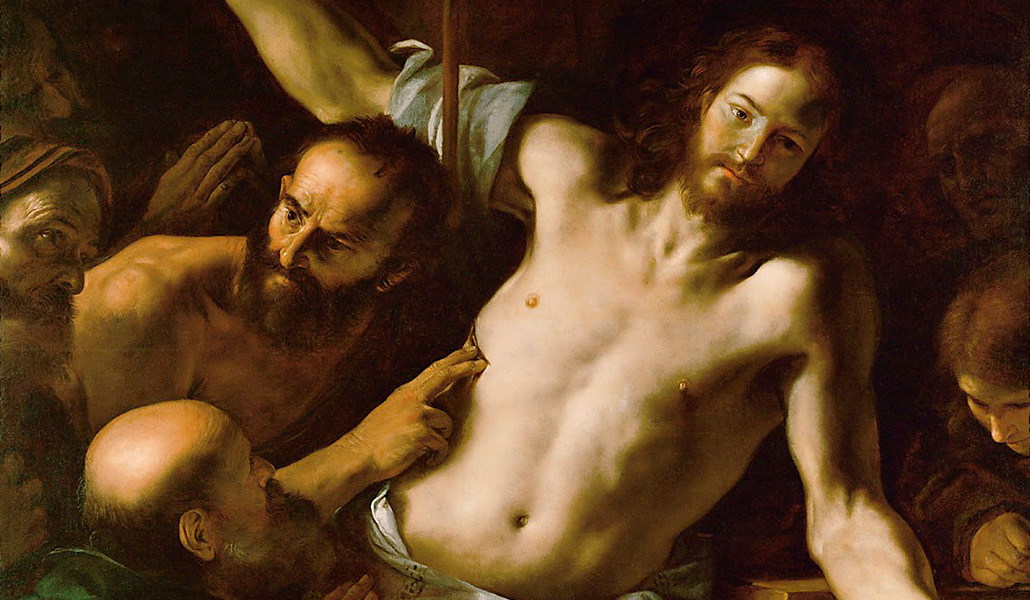 'La incredulidad de santo Tomás' (detalle). Mattia Pretti. Kunsthistorisches Museum, Viena, Austria.